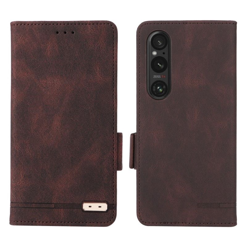 Housse Sony Xperia 1 VI Style Cuir Rétro