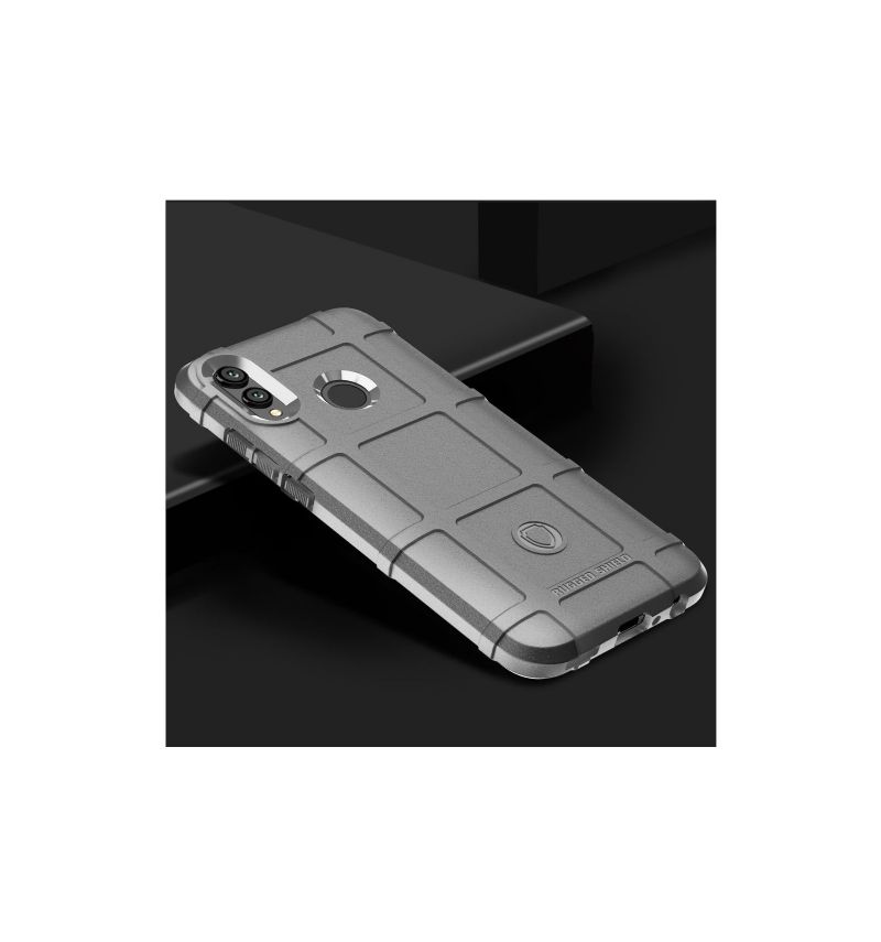Honor 10 Lite - Coque protectrice square grid - Gris