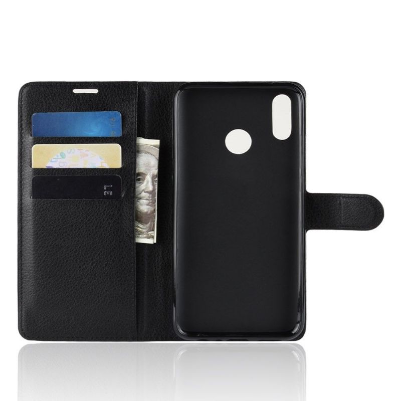 Honor 10 Lite - Étui style cuir porte cartes