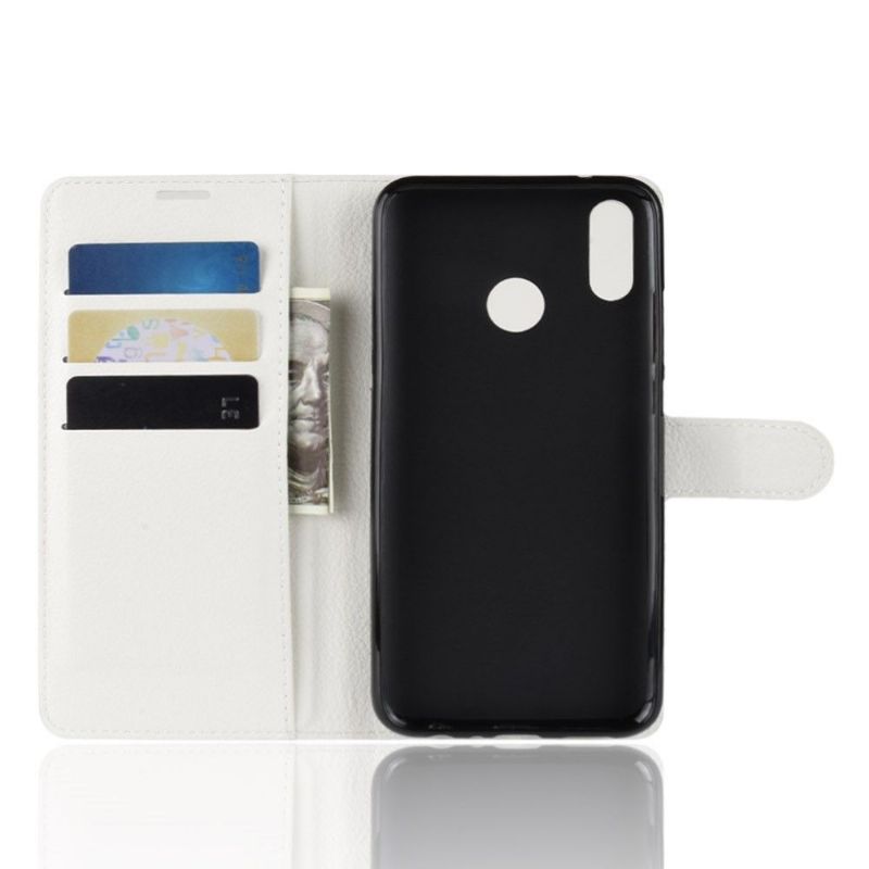 Honor 10 Lite - Étui style cuir porte cartes