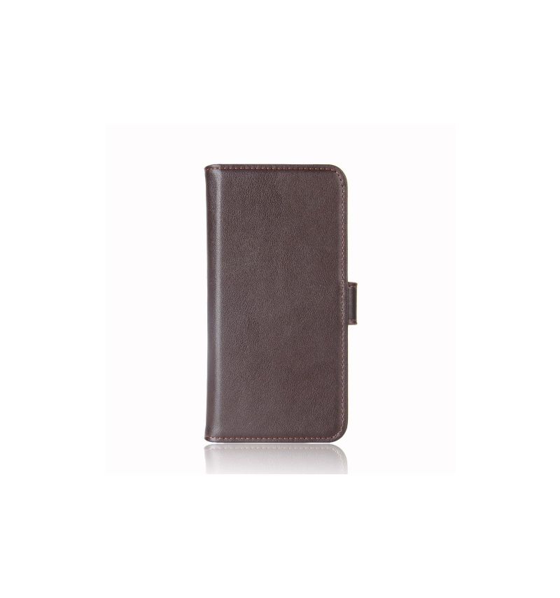 Honor 10 Lite - Housse cuir premium porte cartes - Marron