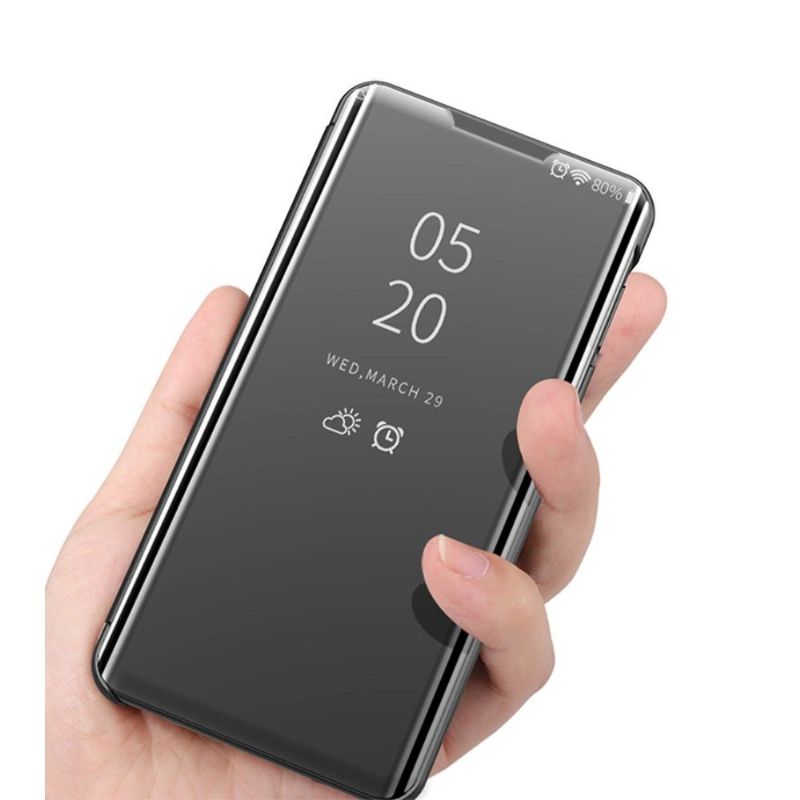 Coque Samsung Galaxy M51 avec rabat effet miroir
