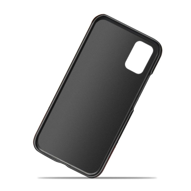 Coque Samsung Galaxy M51 Effet Cuir Bicolore