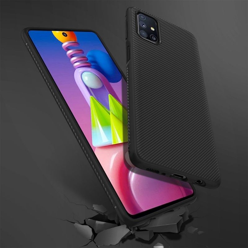 Coque Samsung Galaxy M51 Effet Strié