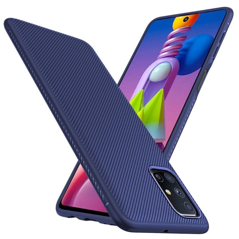 Coque Samsung Galaxy M51 Effet Strié