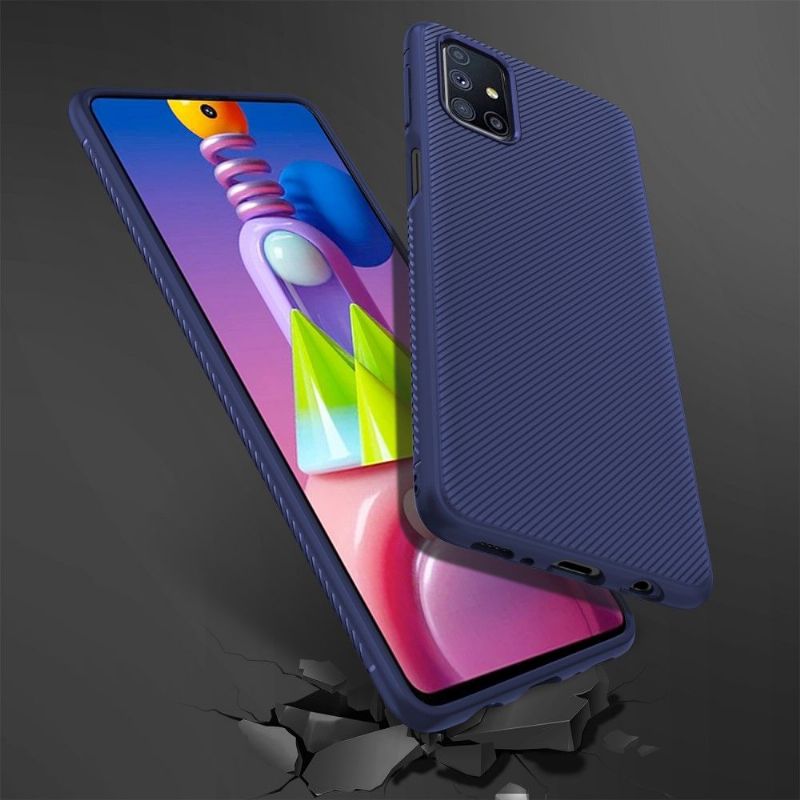 Coque Samsung Galaxy M51 Effet Strié