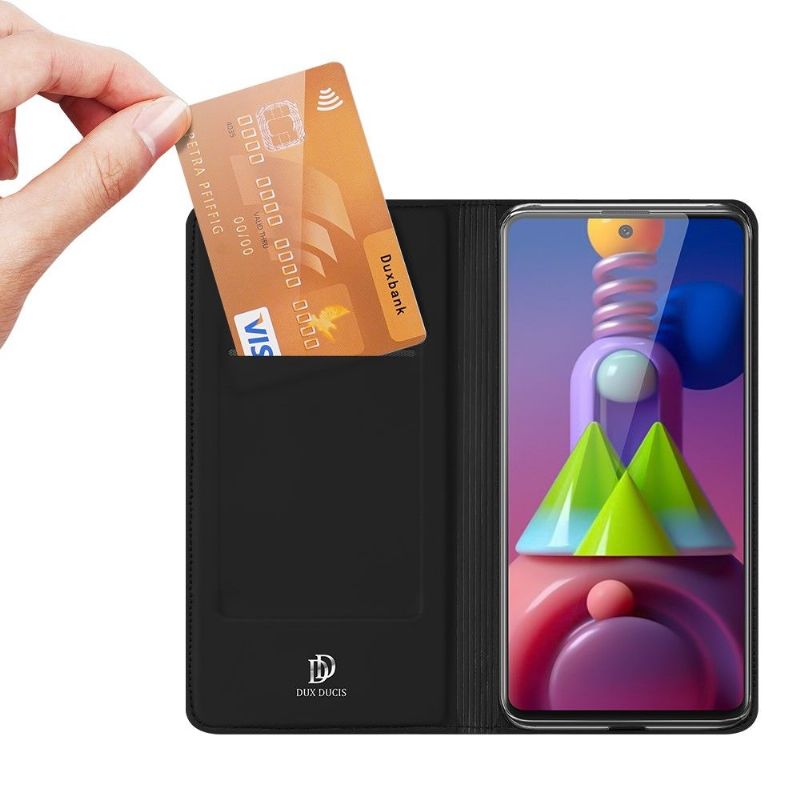 Housse Samsung Galaxy M51 Business effet satiné