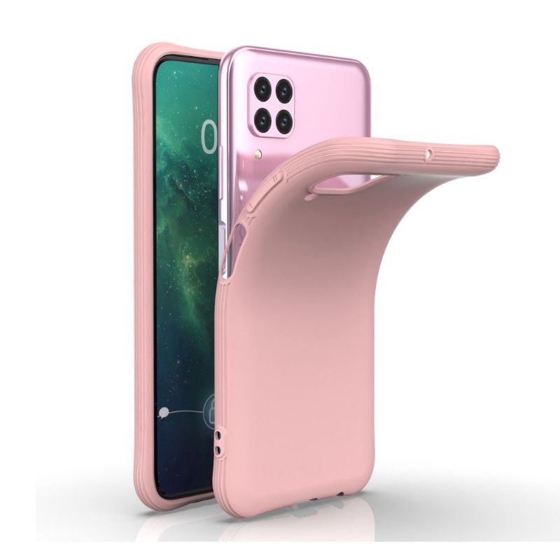 Coque Huawei P40 Lite 5G Blanca en silicone