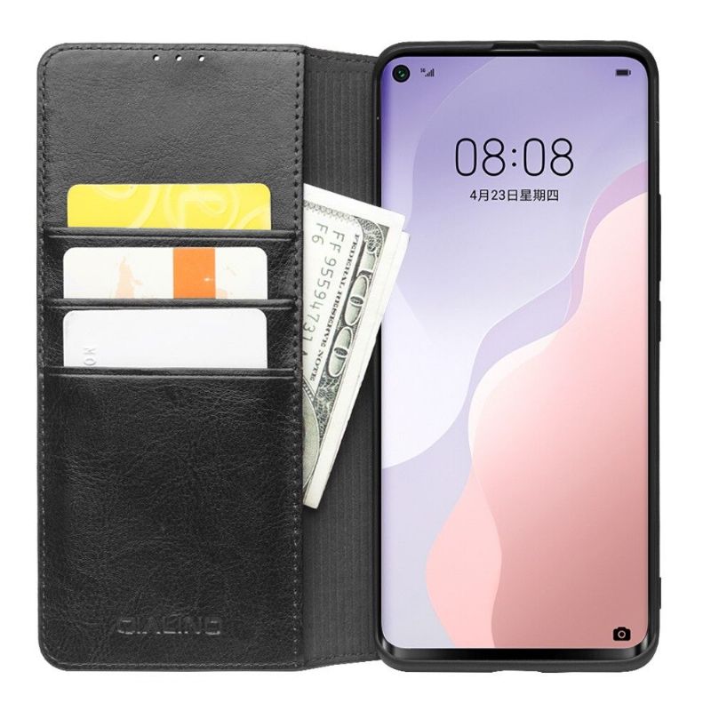 Housse Huawei P40 Lite 5G en cuir véritable