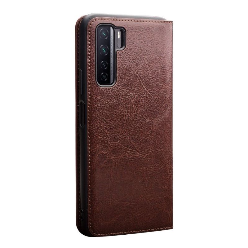 Housse Huawei P40 Lite 5G en cuir véritable