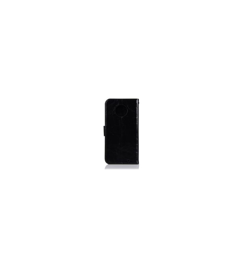 Housse Motorola Moto G6 Plus Cuir Premium Vintage