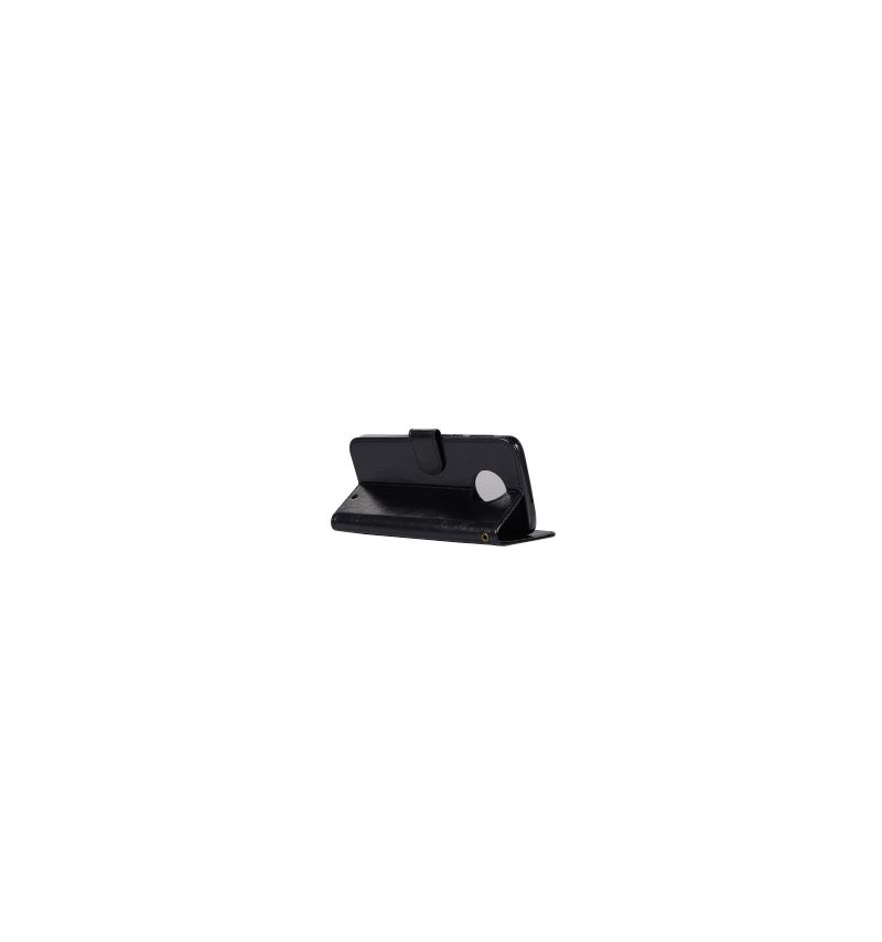 Housse Motorola Moto G6 Plus Cuir Premium Vintage