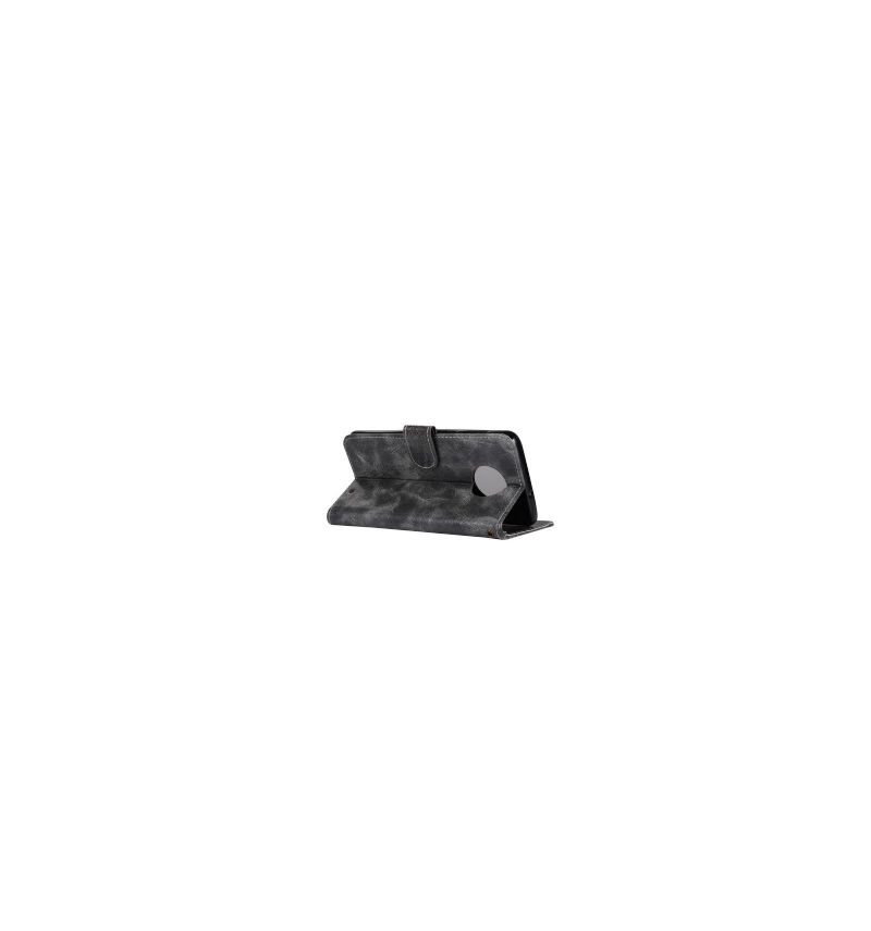 Housse Motorola Moto G6 Plus Cuir Premium Vintage