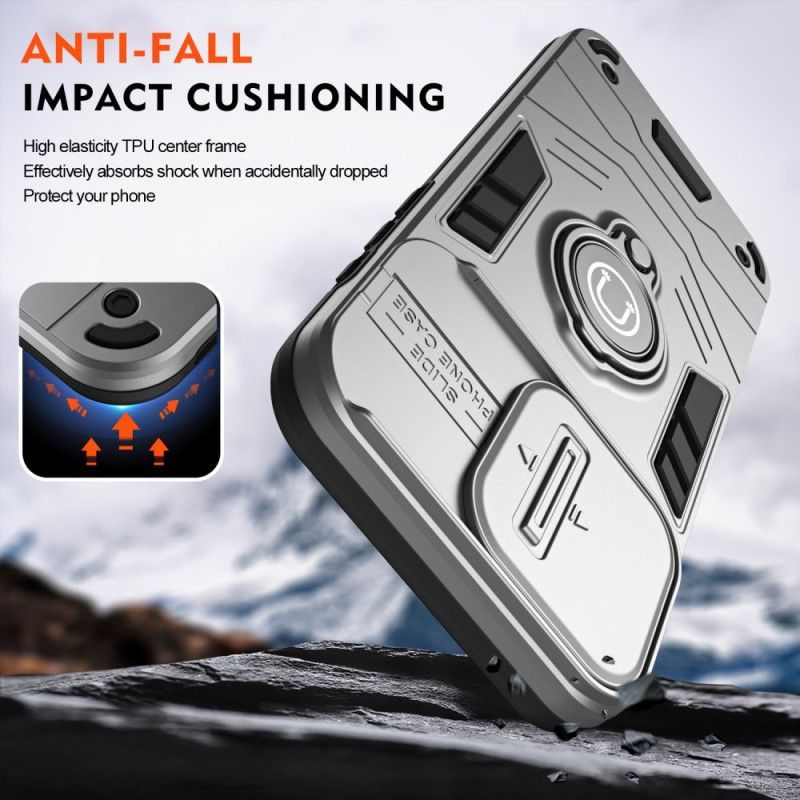 Coque Poco X7 Pro 5G Camshield Coulissant et Support