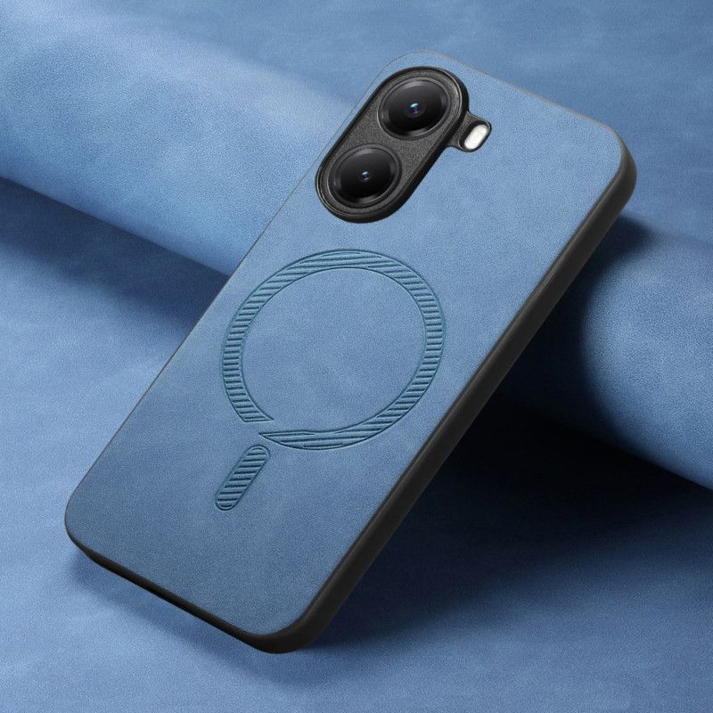 Coque Poco X7 Pro 5G Compatible MagSafe Effet Cuir