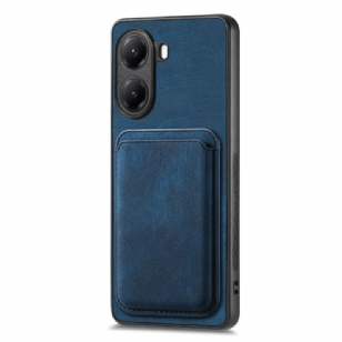 Coque Poco X7 Pro 5G Compatible MagSafe Porte-Cartes Détachable