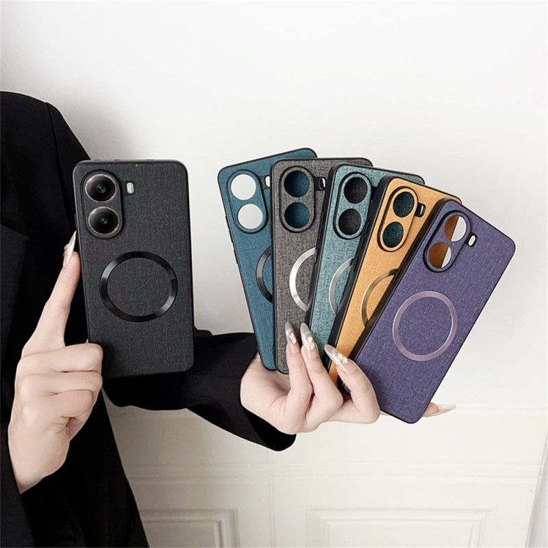 Coque Poco X7 Pro 5G Compatible MagSafe Tissu