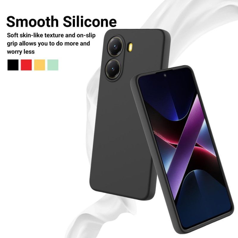 Coque Poco X7 Pro 5G Silicone Liquide à Lanière