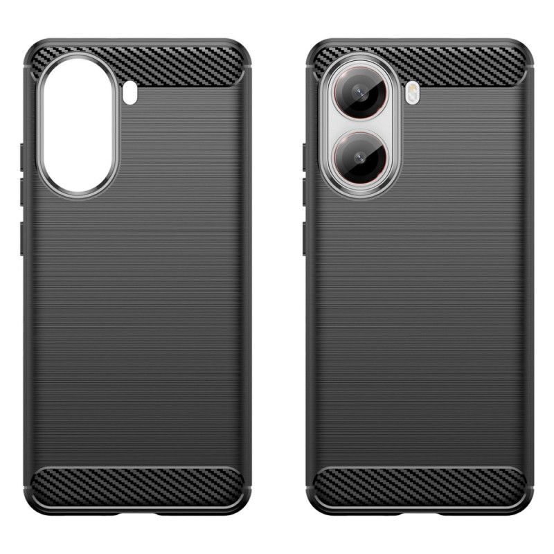 Coque Poco X7 Pro Fibre Carbone Brossée