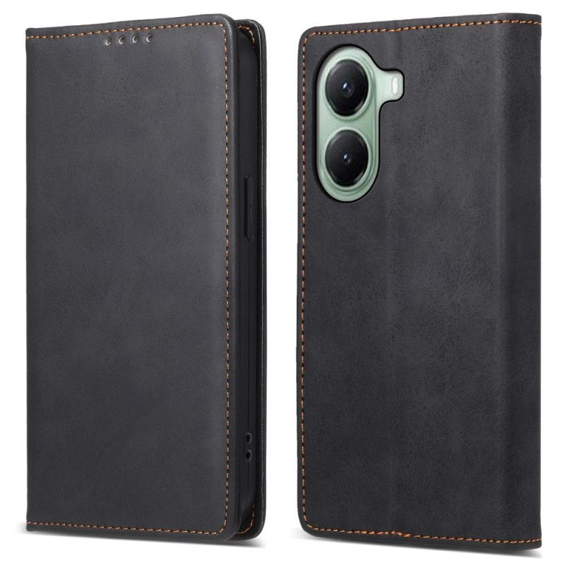 Flip Cover Poco X7 Pro 5G Effet Cuir Vintage