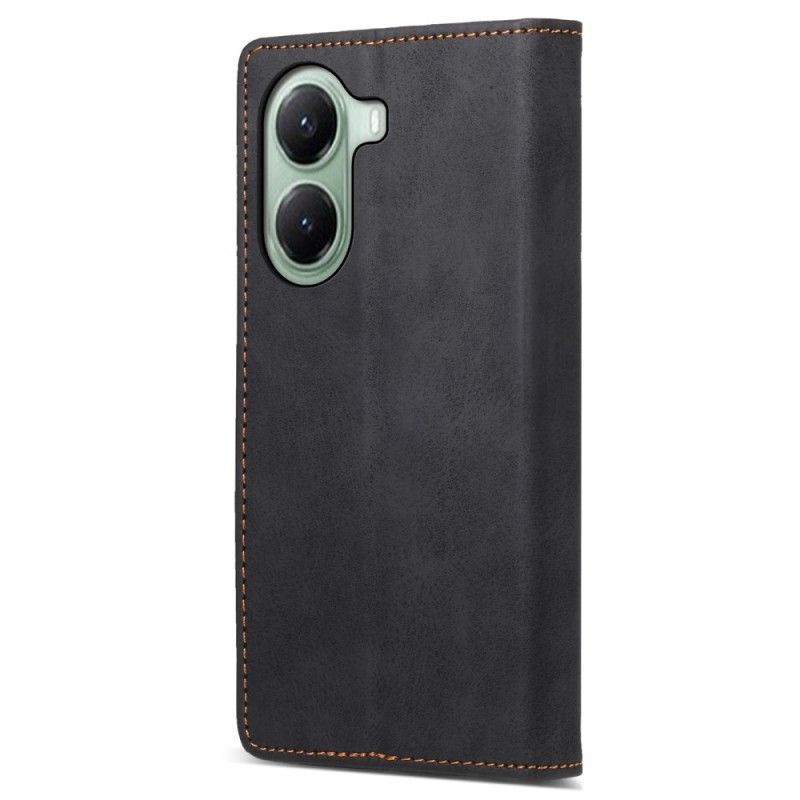 Flip Cover Poco X7 Pro 5G Effet Cuir Vintage