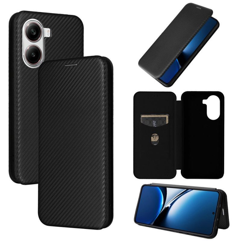 Flip Cover Poco X7 Pro 5G Fibre Carbone