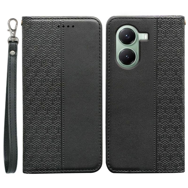 Flip Cover Poco X7 Pro 5G Motif à Carreaux