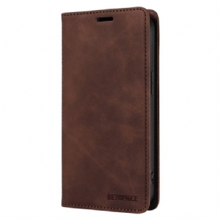 Flip Cover Poco X7 Pro Effet Daim BETOPNICE