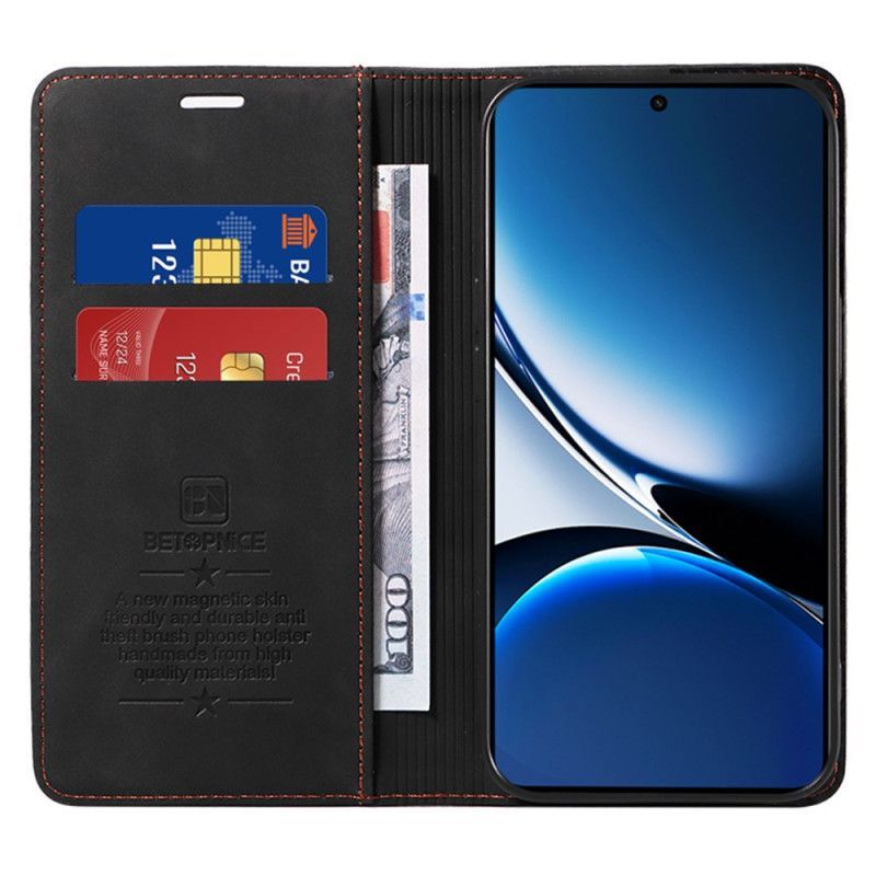 Flip Cover Poco X7 Pro Effet Daim BETOPNICE