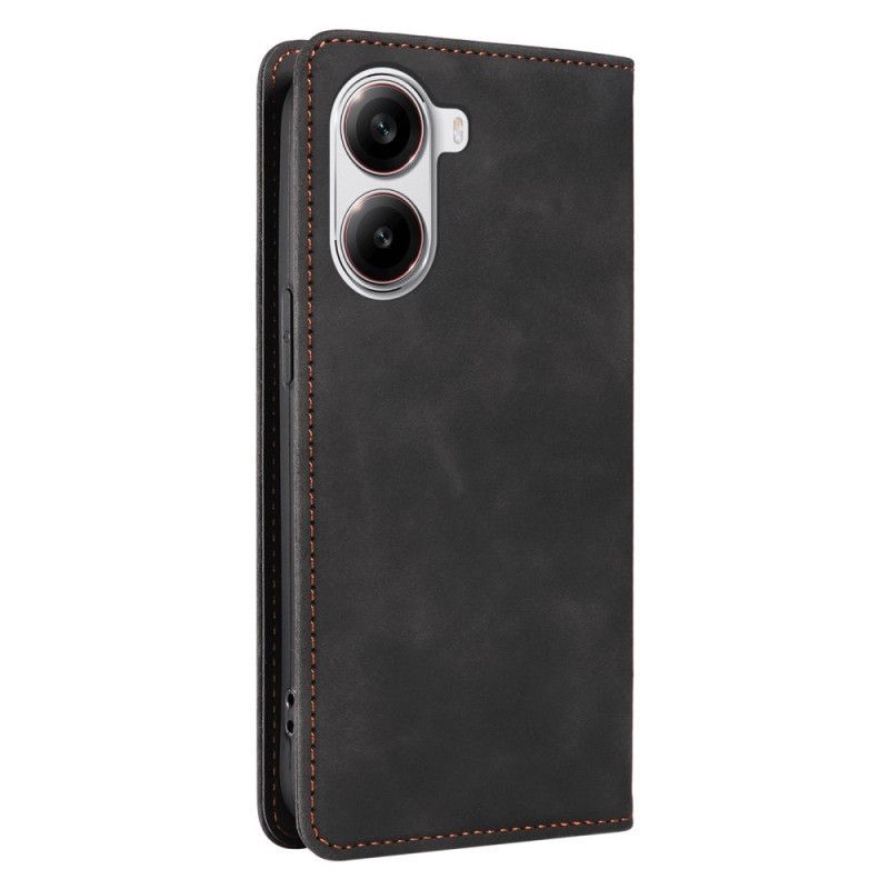 Flip Cover Poco X7 Pro Effet Daim BETOPNICE