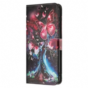 Housse Poco X7 Pro 5G Folie Papillons