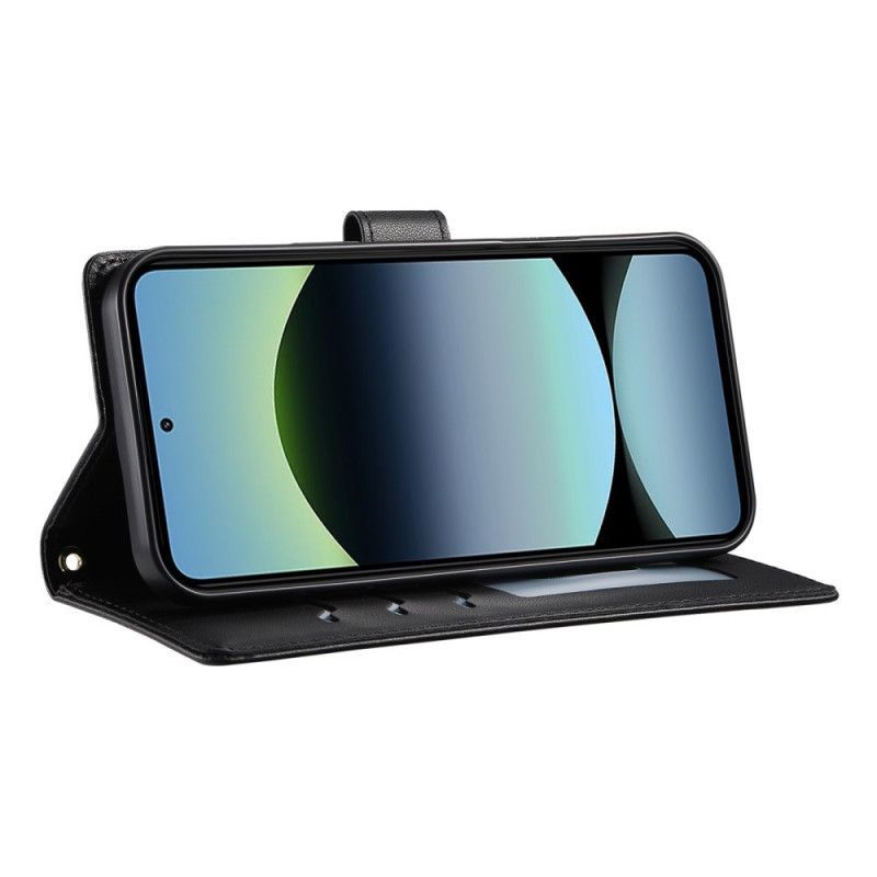 Housse Poco X7 Pro 5G Matelassée à Lanière et Bandoulière