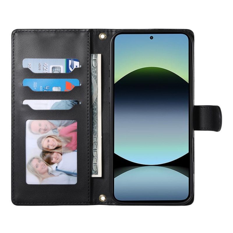 Housse Poco X7 Pro 5G Matelassée à Lanière et Bandoulière