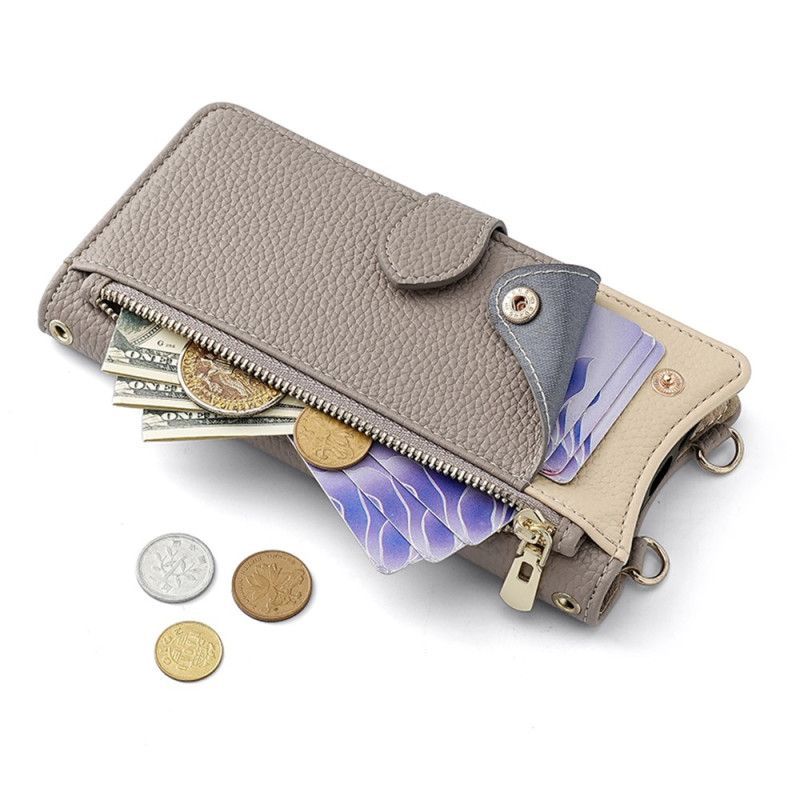 Housse Poco X7 Pro 5G Portefeuille avec Chaîne