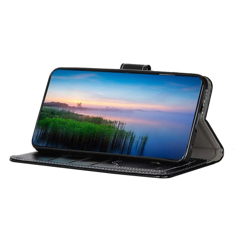 Housse Poco X7 Pro 5G Simili Cuir Brillant