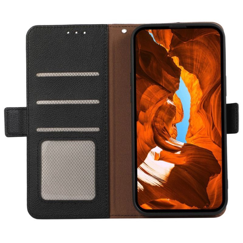 Housse Poco X7 Pro 5G Simili Cuir Litchi ABEEL