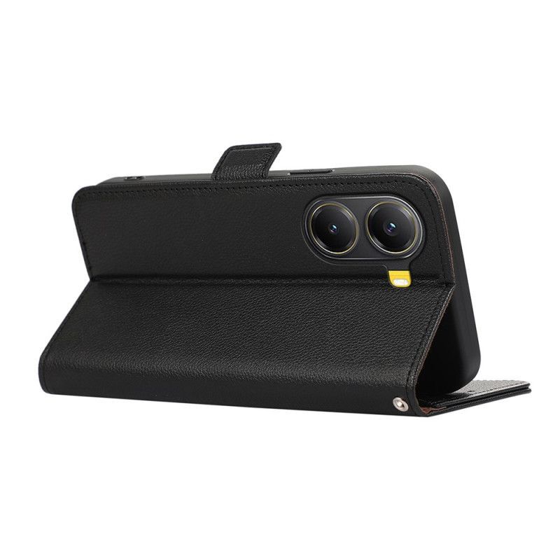 Housse Poco X7 Pro 5G Simili Cuir Litchi ABEEL