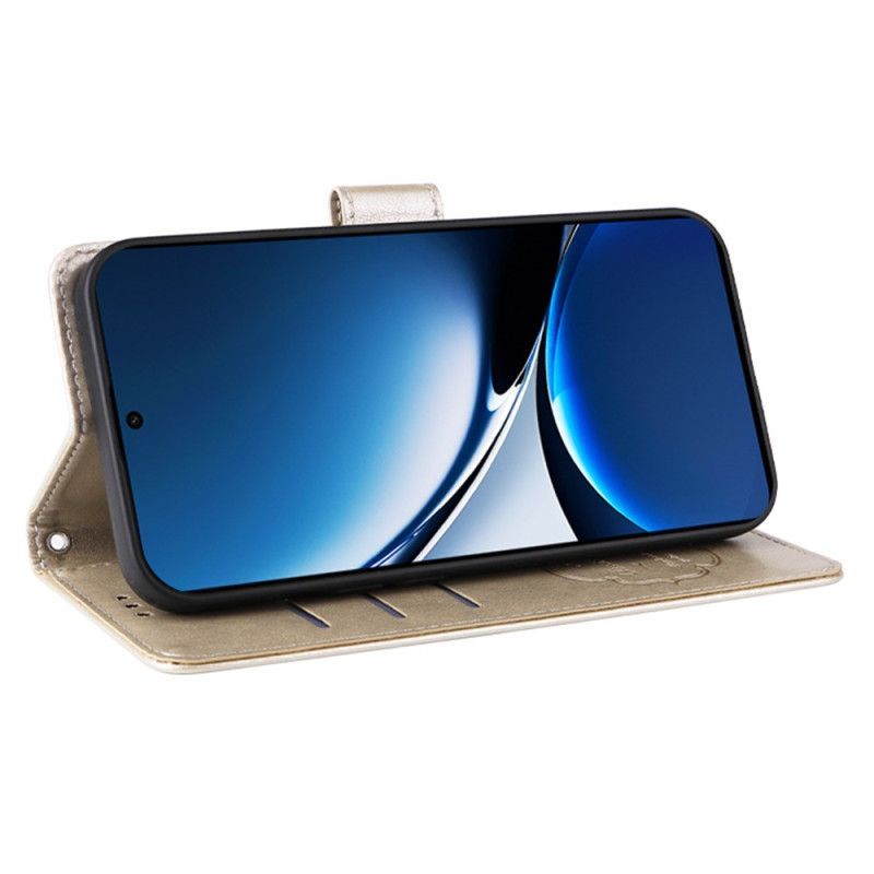 Housse Poco X7 Pro Florale à Lanière