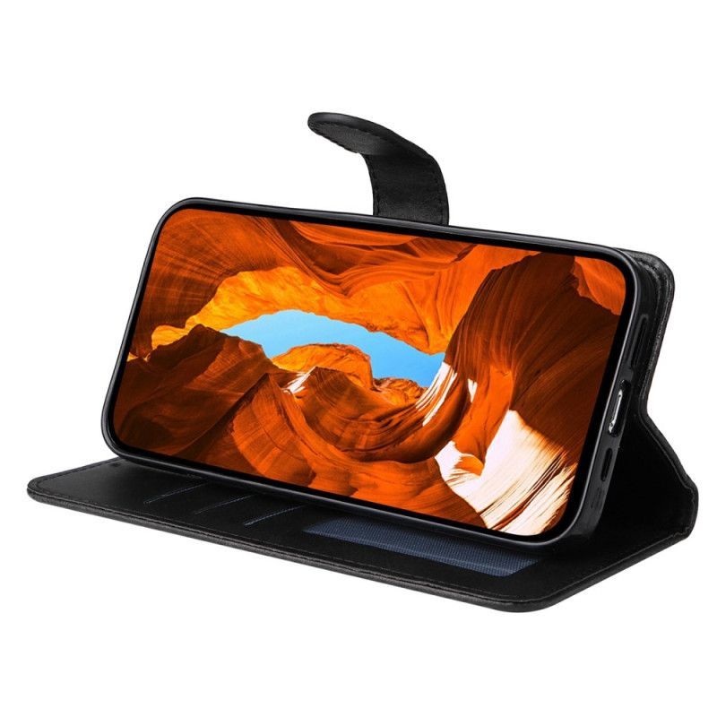 Housse Poco X7 Pro Simili Cuir Uni à Lanière