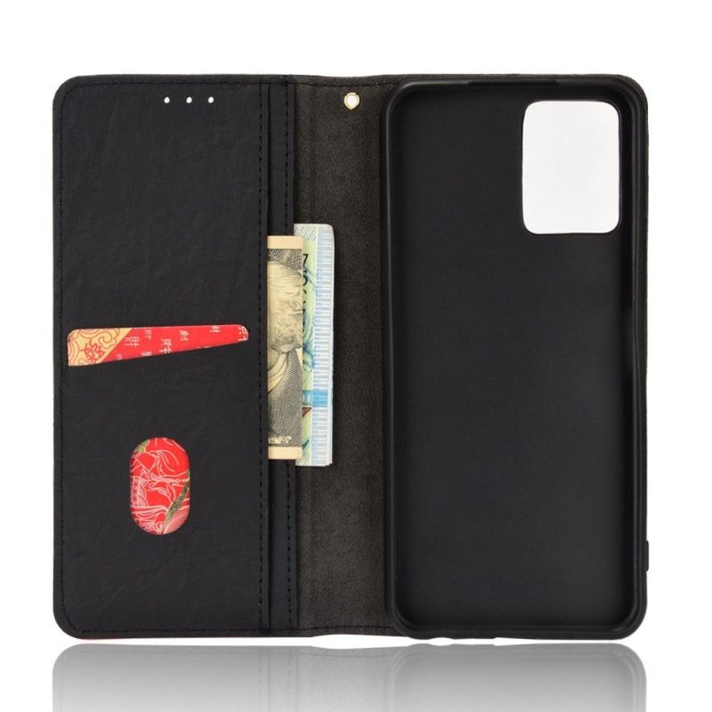 Housse Vivo Y21 / Y21s / Y33s flip cover simili cuir rétro