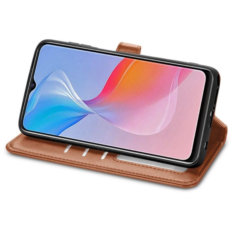 Housse Vivo Y21 / Y21s / Y33s Indila Simili Cuir Porte Cartes