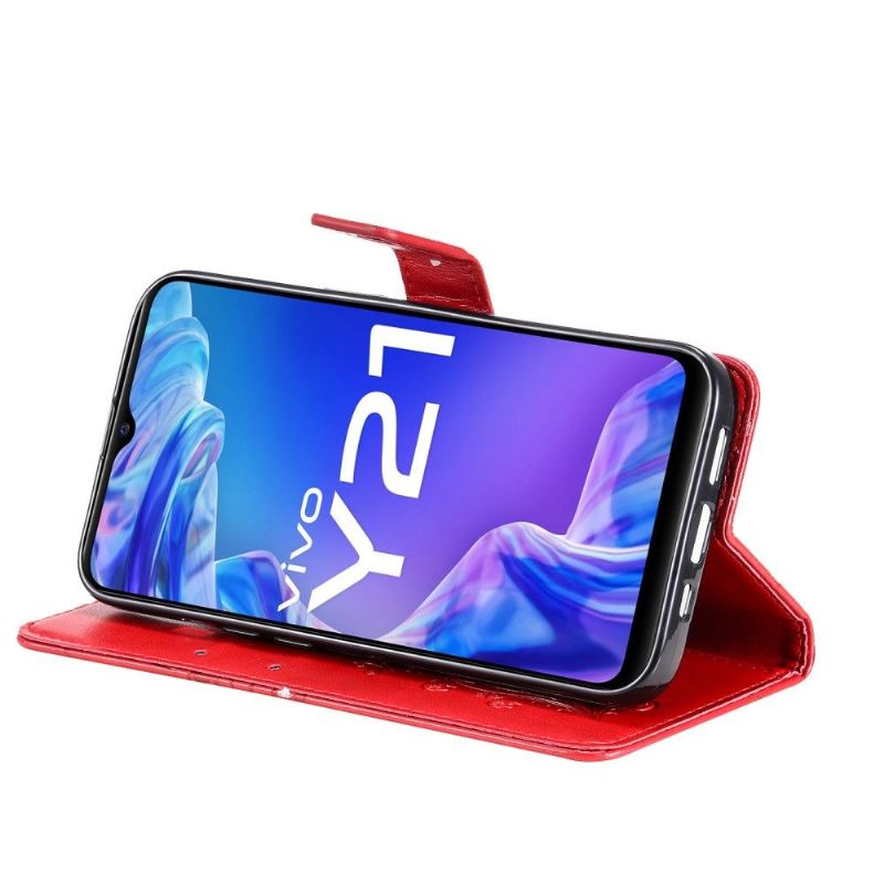 Housse Vivo Y33s / Y21 / Y21s Papillons fonction support