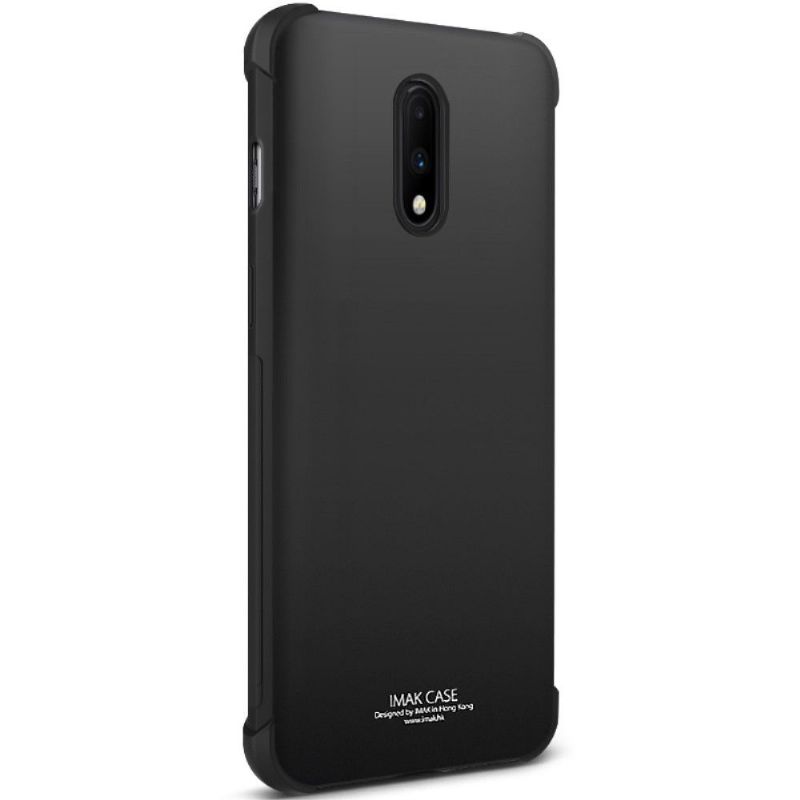 OnePlus 7 - Coque class protect - Noir métal