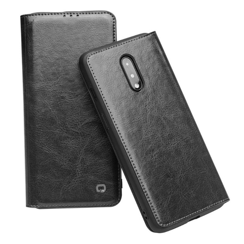 OnePlus 7 - Étui fait main en cuir véritable
