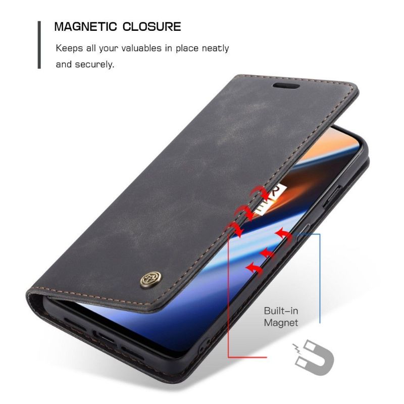 OnePlus 7 - Étui imitation cuir premium