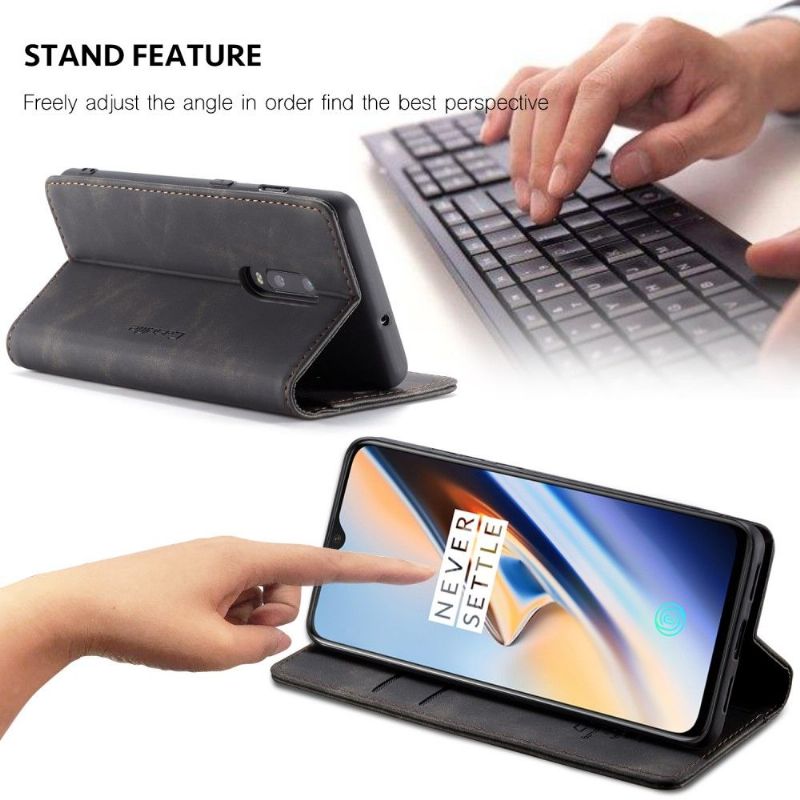 OnePlus 7 - Étui imitation cuir premium