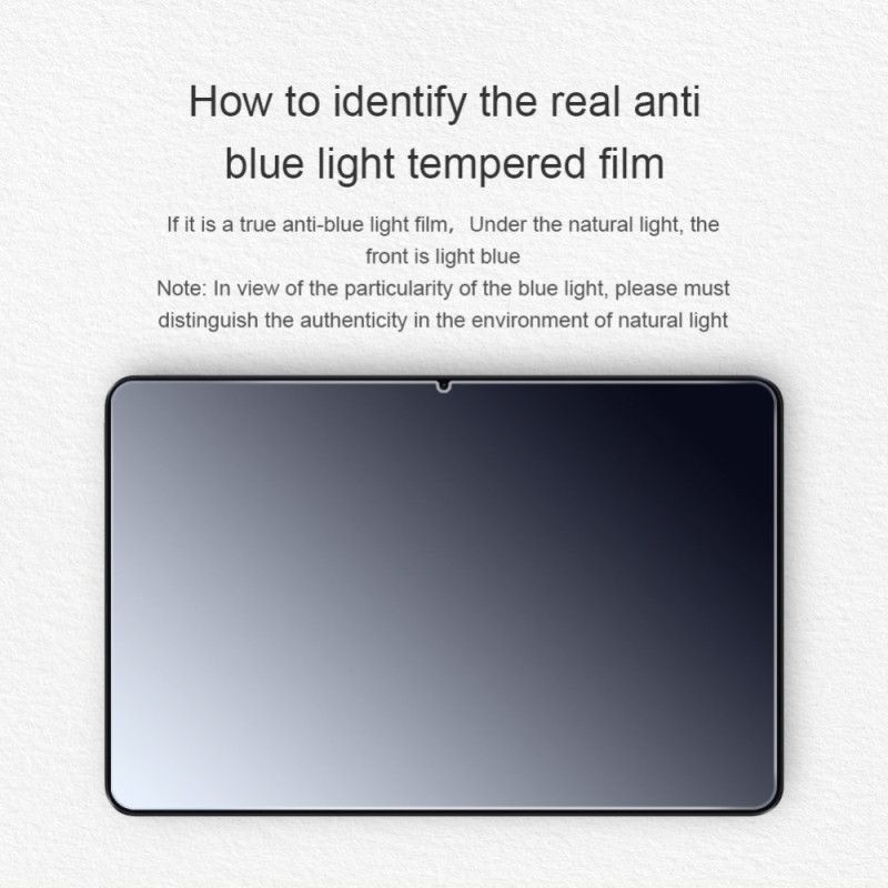 Protection en Verre Trempé pour Écran Xiaomi Pad 6 / 6 Pro Anti-Lumière Bleue NILLKIN