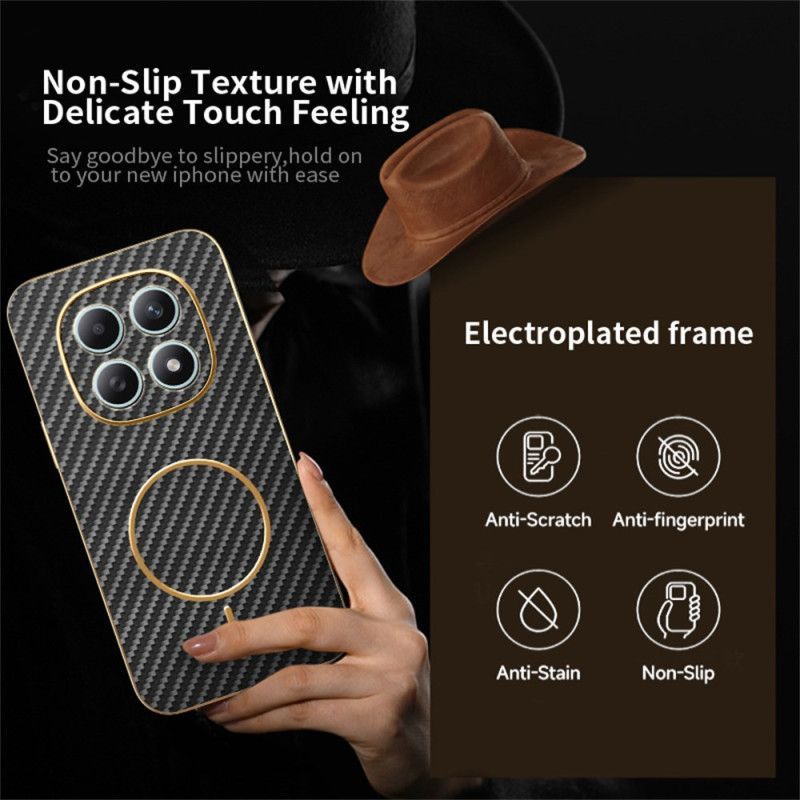 Coque Xiaomi Redmi Note 15 5G / 4G / Poco M8 5G Texture Fibre de Carbone