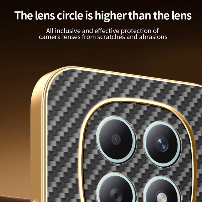 Coque Xiaomi Redmi Note 15 5G / 4G / Poco M8 5G Texture Fibre de Carbone