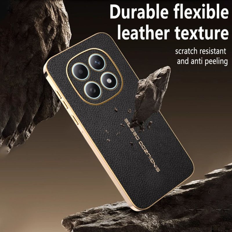 Coque Xiaomi Redmi Note 15 5G / 4G / Poco M8 5G Texture Litchi Anti-Rayures